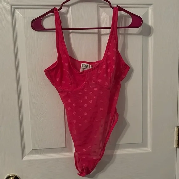 VS PINK mesh bodysuit - Picture 2 of 7